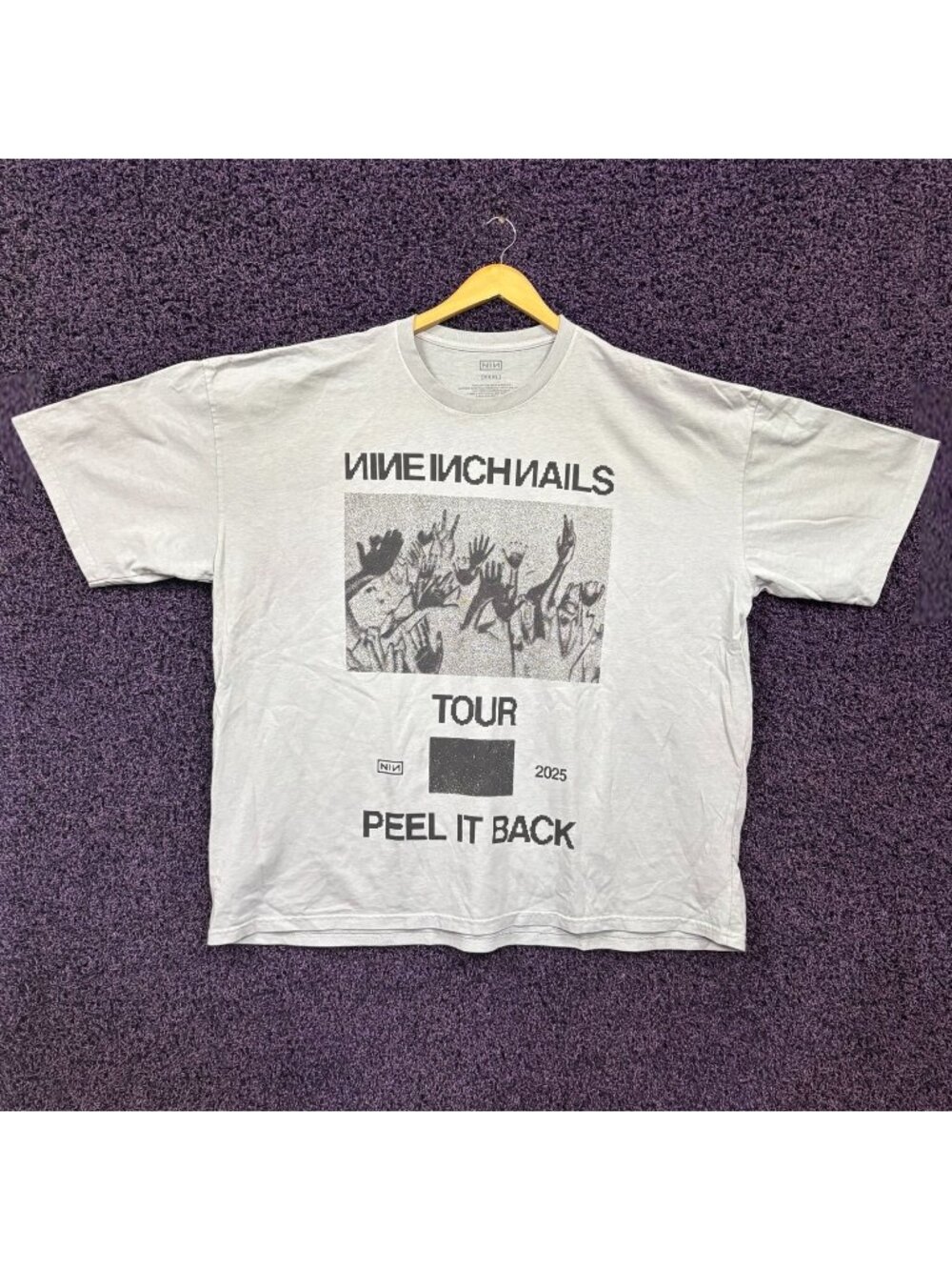 Nine Inch Nails Peel It Back Tour T-Shirt Size XXXL